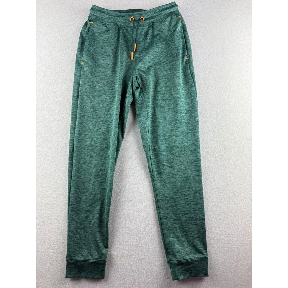 Vineyard Vines Kids Green Heathered On-The-Go Jogger Pants Medium 12-14 Active